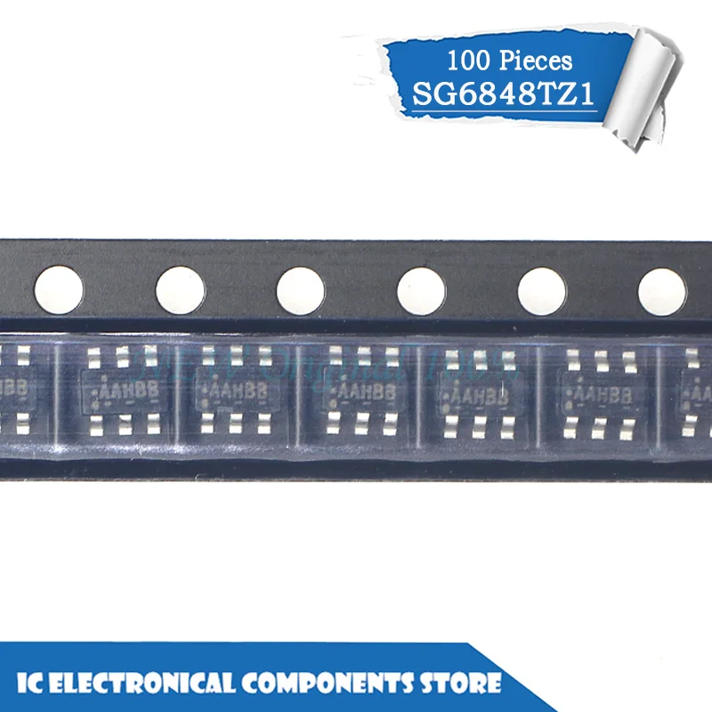 

New original SG6848TZ1 SG6848 SG6848T AAH SOT-23-6 100PCS/1Lot