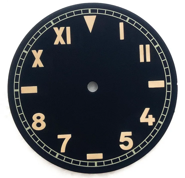 New 1PCS watch face dial plate dial diameter 38.9mm For ETA 6498 6497 ST3600 dial Movement