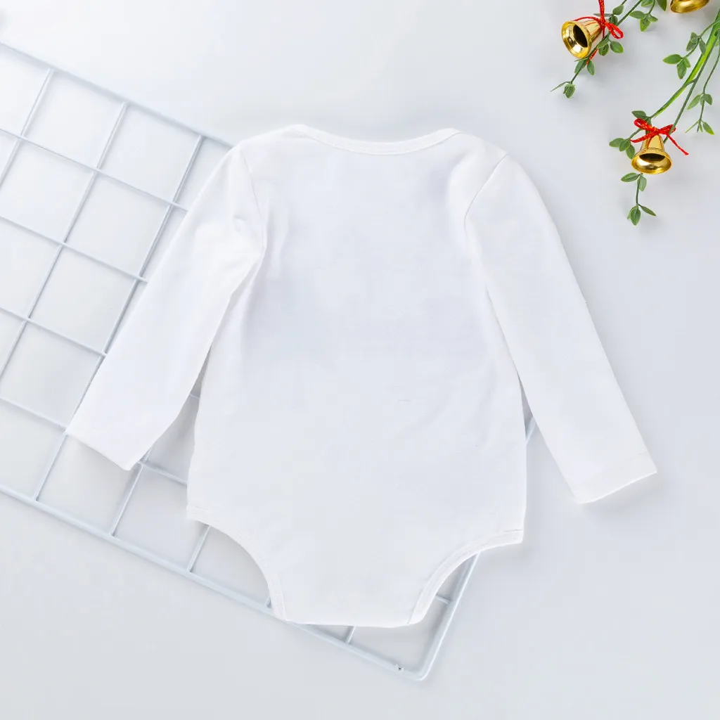 Детский комбинезон на Рождество для маленьких девочек топы платье-пачка набор