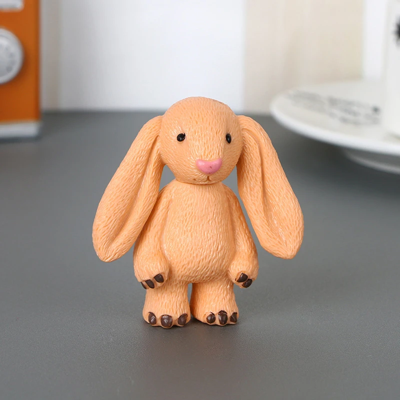 4 шт Kawaii талисман мультфильм белый розовый синий желтый кролик длинные уши Кролик