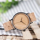 Часы BOBO BIRD мужские и женские, винтажные, дизайнерские, Роскошные, деревянные, бамбуковые часы, женские часы с кожаным кварцем, в подарочной коробке