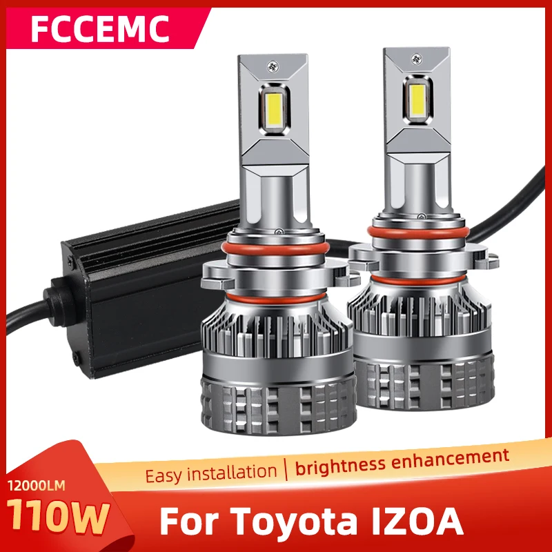 

FCCEMC High Power 3570 Chip H11 9012 Led 12000LM 100W High Beam Headlight Driving Light For TOYOTA IZOA Running Lamp Cars Bulbs