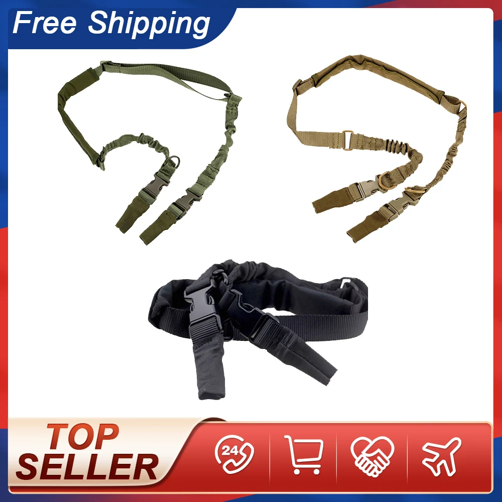 

Тактические 2 очки винтовка Слинг Регулируемый тяжелых быстрого отсоединения пистолет Sling ремень Системы Ружейные аксессуары для охоты