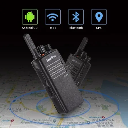 Inrico T522A 4G LTE Zello Network Radio Ptt Walkie Talkie GPS WIFI Bluetooth Poc Radio Android Walkie Talkie