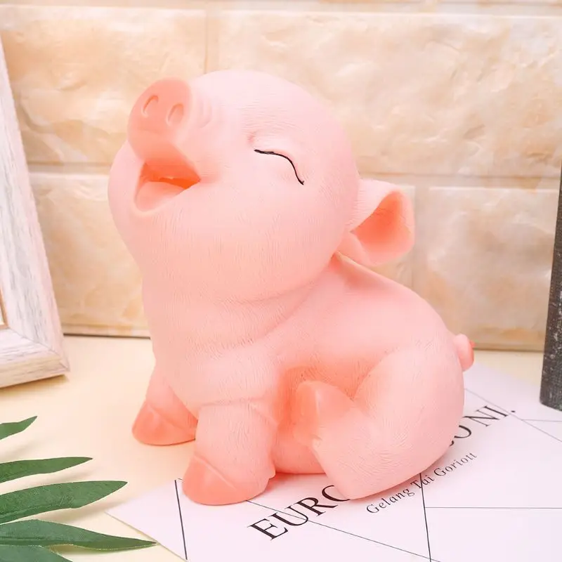 Pig Piggy Bank Coin Money Cash Openable Collectible Saving Box For Children Kid Gift Toy Unbreakable Home Room Decor | Игрушки и хобби