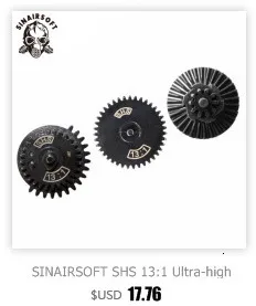 SINAIRSOFT SHS 16:1 высокоскоростной набор передач для Ver.2/3 AEG Airsoft коробка передач для охоты ПЕЙНТБОЛА аксессуары