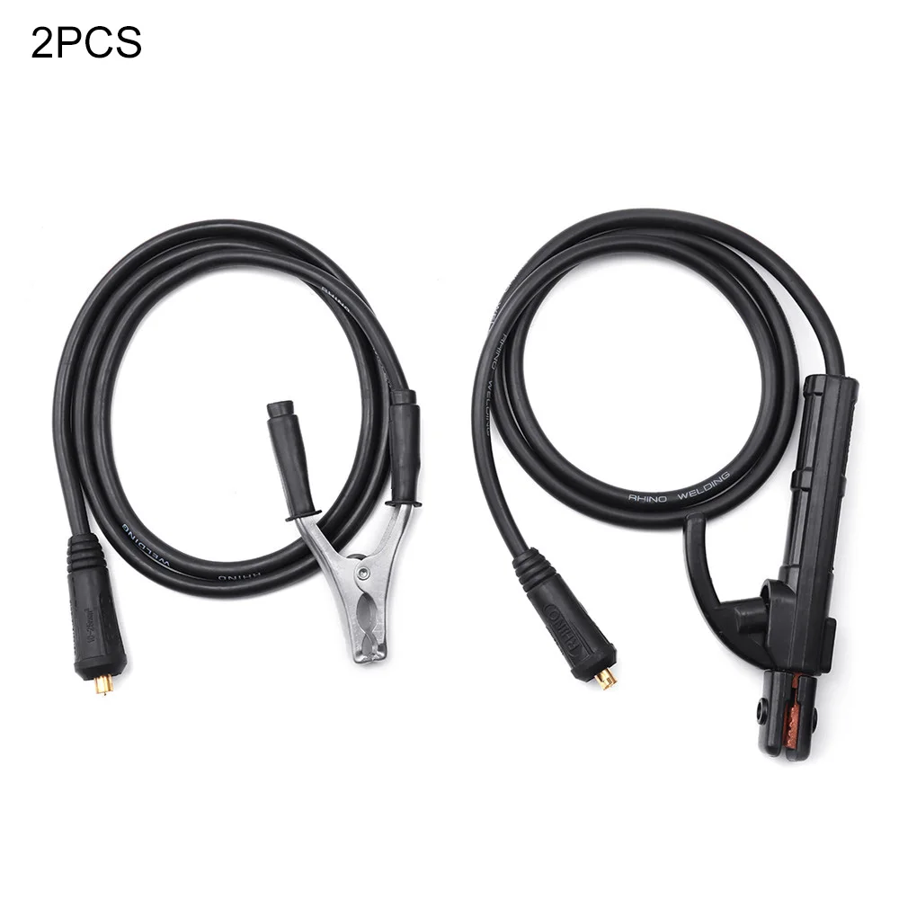 

2pcs 200A Groud Welding Earth Clamp Clip Set for Mig Tig ARC Welding Machine 1.5M Cable 10-25 Plug