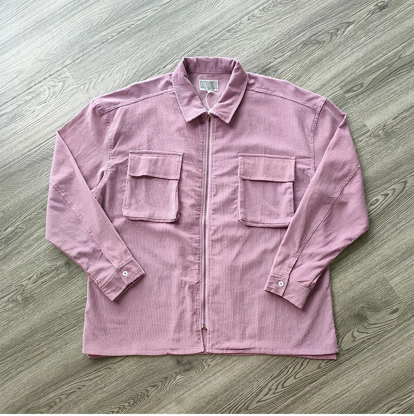 

Фиолетовая Вельветовая рубашка CAV EMPT C.E Cavempt на молнии, куртка CE для мужчин и женщин, уличная одежда Cav Empt, куртка, пальто