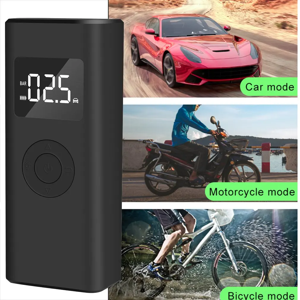 

New Car Air Compressor Inflator Pump Wireless Tire Inflatable Pump For Car Motorcycle Bicycle Tire Inflatable Electric Air Pump