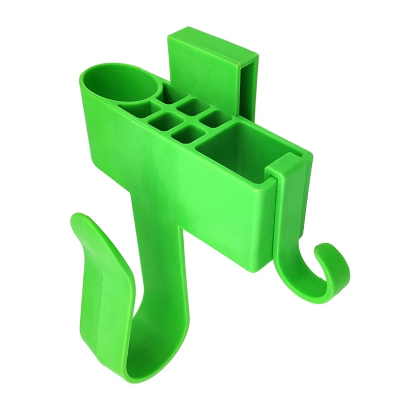 

Plastic Tool Rack Green Color Wrench Hanging Waist Rack Drill Tool Kit Rack Electric Drill Tool Kit Tool Kit Holder