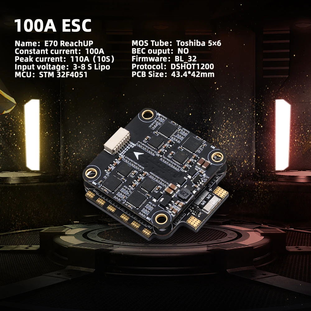 Bluetooth контроллер полета TCMMRC Контроллер 100A ESC 3-8S Dshot1200 4 в 1 FPV Racing Drone Racer | Игрушки и
