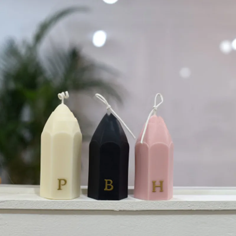 

3D Pencil Crayons Aromatherapy Plaster Candle Silicone Mold Chocolate Mold Handmade DIY Gift Home Decoration
