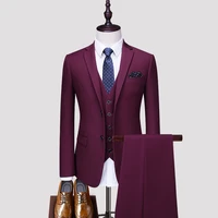 suit vest pantsmen three piece suitmens business casual wedding dress wedding suits for men bridegroom suits wedding
