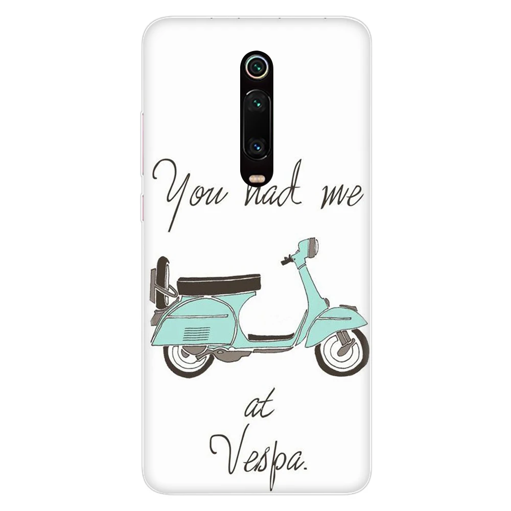Vespa Scooter Hard чехол для телефона Redmi 4A 4X 5 6 A Plus Pro 7 GO Note 4X5 7A K20 Pro|Бамперы| |