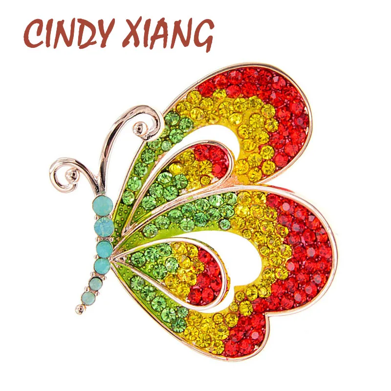 Женская Брошь бабочка CINDY XIANG разноцветная брошь насекомое в форме бабочки|Броши|