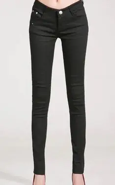 ZOUDKY Trousers Women Pants Casual a001 Pencil women Pants Slim Stretch White Jeans BR06231