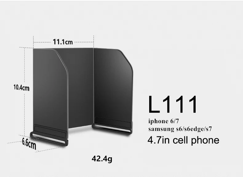 L111(For 4.7in) 4,7 5,5 7,9 9,7 в солнцезащитный козырек для планшет Sunshade крышка контроллера для DJI Mavic Pro Platinum Air Mavic 2 DJI Spark Phantom 4 3 Inspire 1 - Цвет: L111(For 4.7in)