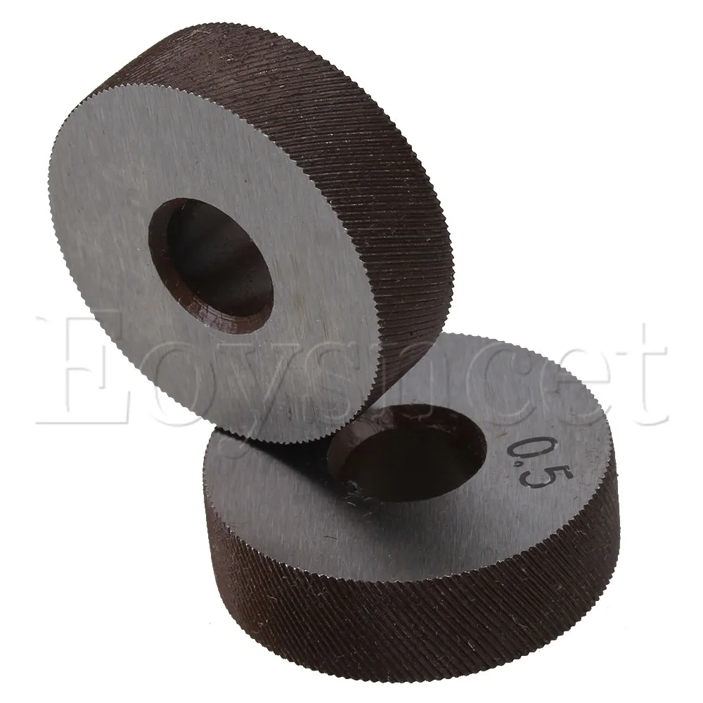 2 шт. металлический инструмент для накатки диагональные колеса линейные Knurl 0 5 мм