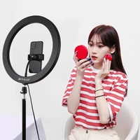 12162630cm usb dimmable led selfie fill light ringlight with phone clip for makeup video live photography studio ring lamp
