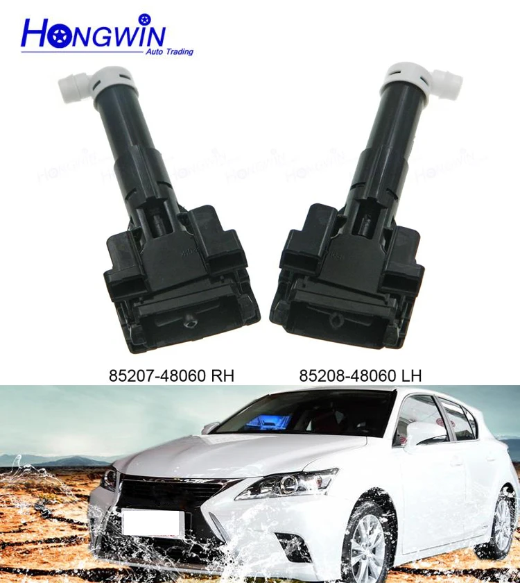 

Headlight Washer Jet Nozzle For Toyota Lexus CT200 200H ZWA1 ZWA 2011 2012 2013 2014 2015 2016 2017 2018 2019 85208-48060
