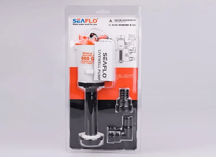 Погружной насос SEAFLO для глубоких скважин морской лодки яхта 800GPH 12 В водяной |