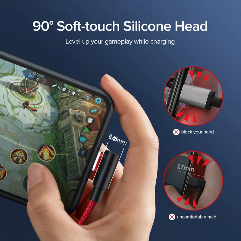 Магнитный кабель GETIHU 2.5A Micro USB Type C для быстрой зарядки на магните зарядное