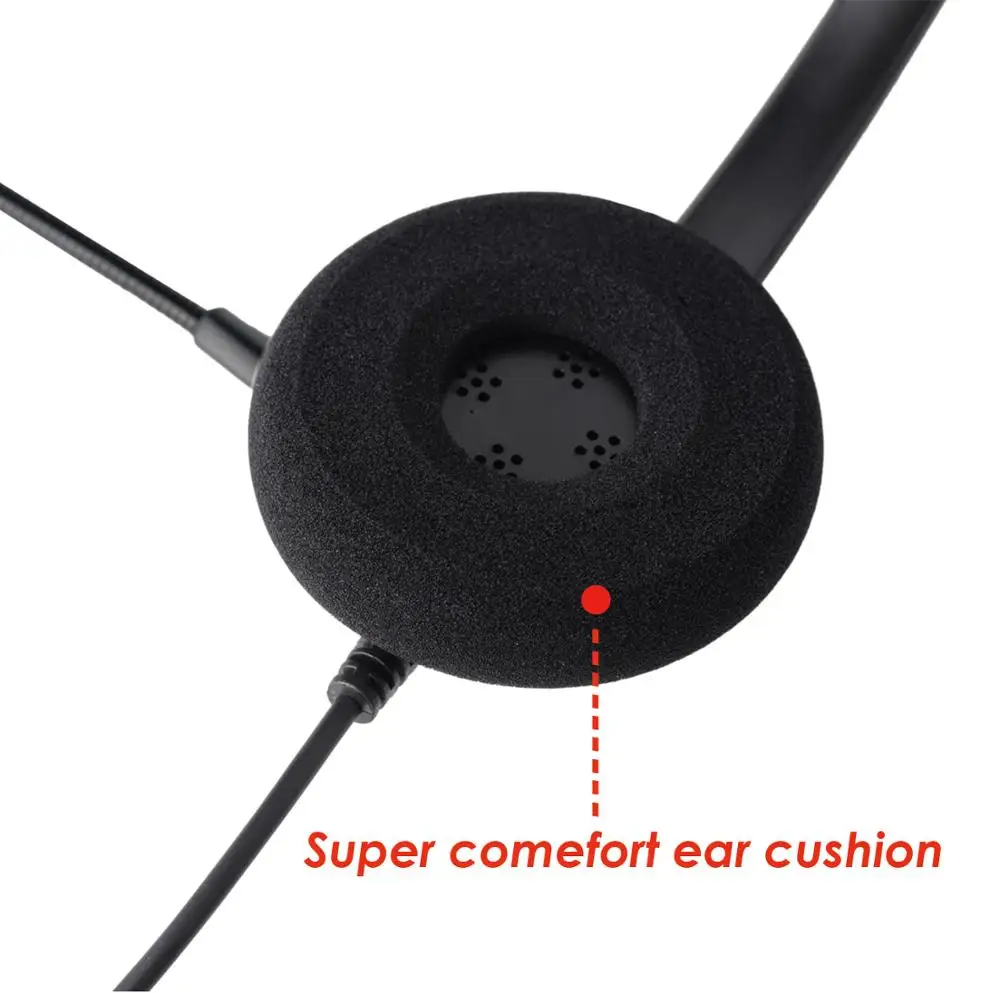 Громкость и отключение звука Бесплатная доставка RJ9 вилка гарнитура офисная