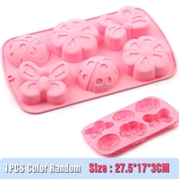 silicone cake molds butterfly ladybug flower silicone molds cake decorating tools chocolate moulds wedding decoration mould 3d
