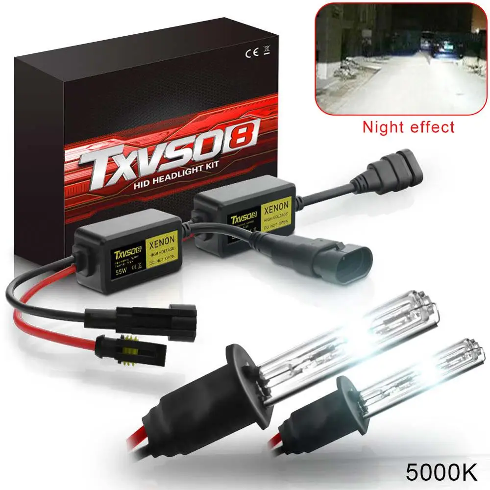 2 шт. 55 Вт HID Xenon Конвертация Canbus фары конверсионный комплект лампы H1 H3 H7 H8/H11 H4