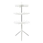 Белая Выдвижная сушилка, 3 яруса, складная сушилка для одежды