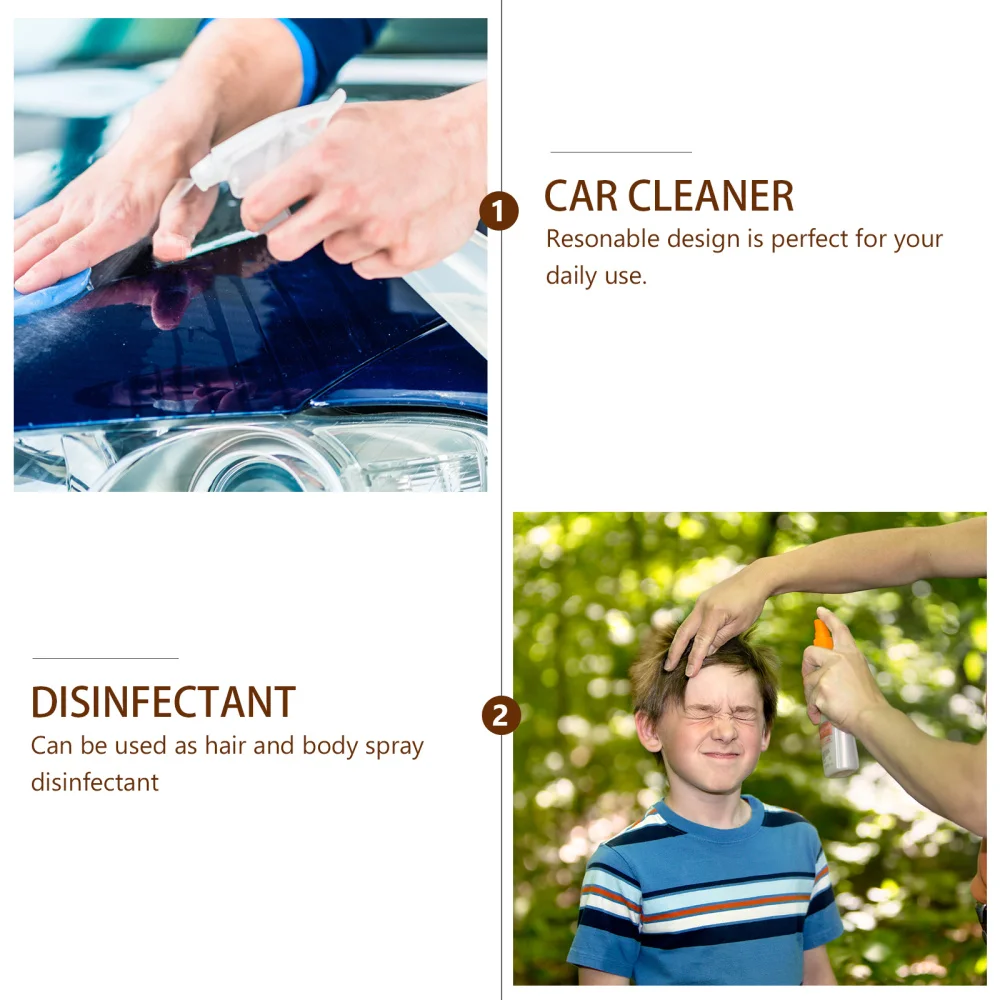 

6Pcs 250ML Spray Bottles Refillable Glass Sprayer Storage Bottles Container Brown