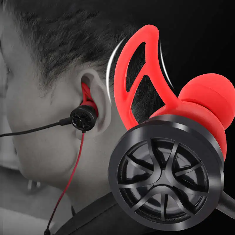 IG-Pc игровая гарнитура с микрофоном в ухо бас шумоподавление наушники для