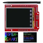 Сенсорный экран LM75, с ручкой и датчиком температуры для Arduino, 2,2 дюйма TFT LCD