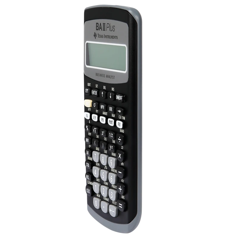 Лидер продаж Ti BAII Plus 12 цифр пластиковый светодиодный калькулятор Calculatrice Calculadora для студентов