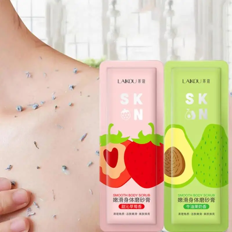

3 ML Shea Butter Exfoliating Scrub For Winter Deep Cleaning Whitening Exfoliating Pores Moisturizing Body Brightening Gel Face G