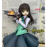 japan anime figure is the order a rabbit ujimatsu chiya kawaill girl pvc action figure static collection ornament toys gift 28cm