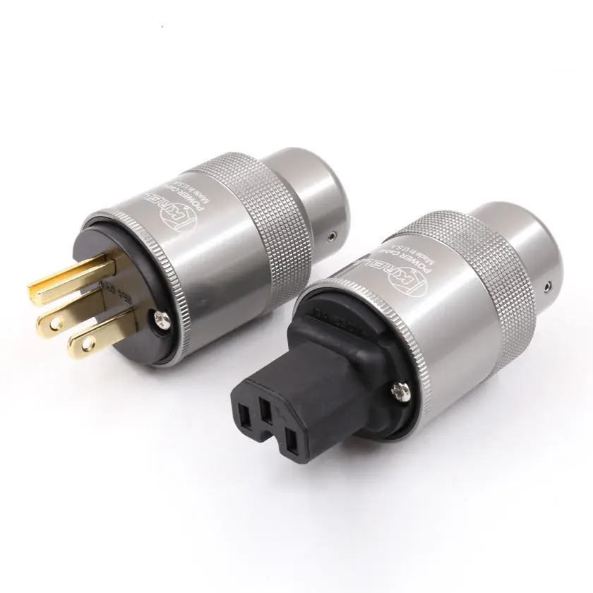 HIFI Krell позолоченный Американский Разъем питания Соединительный шнур штепсельная