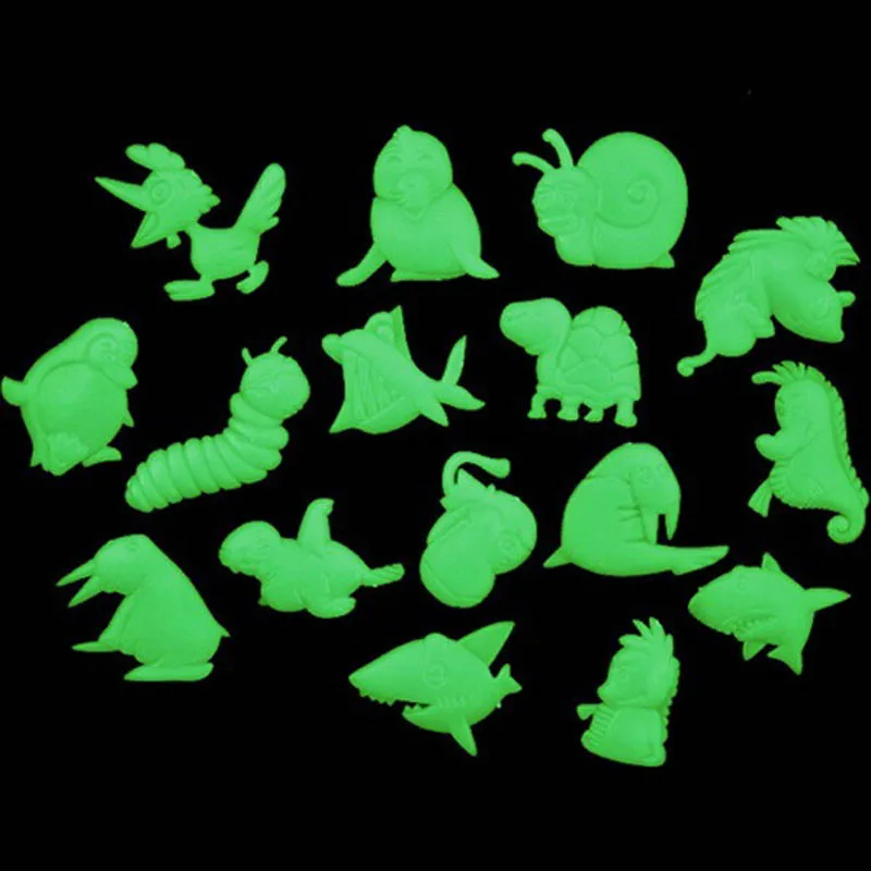 Plastic Decor Boys Girls Home Wall Glow In The Dark Stickers Decals Baby Bedroom Nursery Room SUPT BV789 | Дом и сад