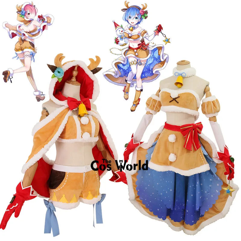 Re Zero Kara Hajimeru Isekai Seikatsu Remu Rame белая кошка проект Лось Хэллоуин Рождественская форма