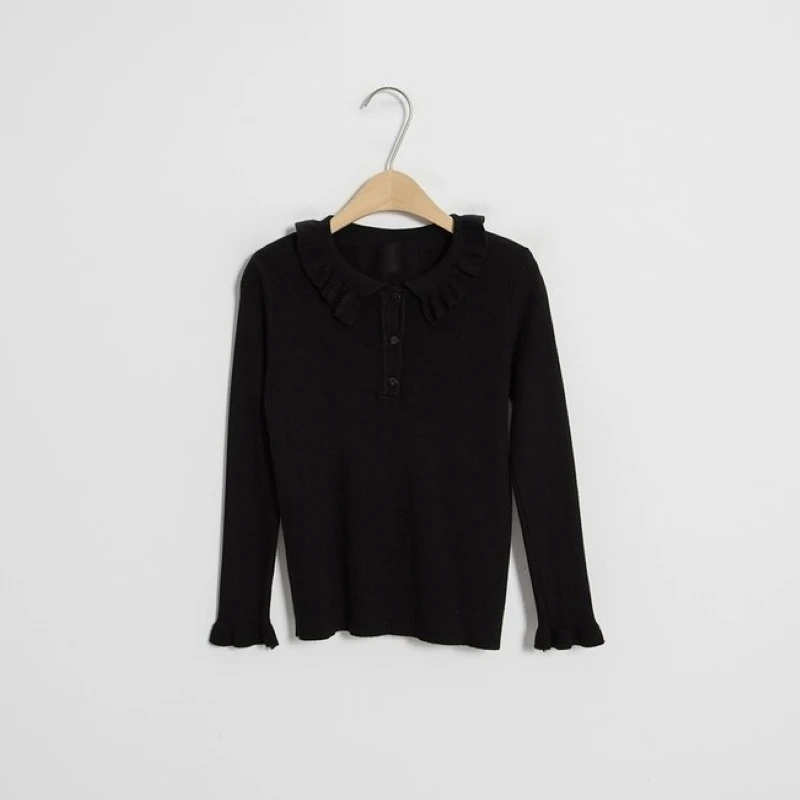 

French Style Doll Collar Knitted Cashmere Sweater Top Women's Long Sleeve Autumn and Winter 2020 New Retro Outerwear Pullover