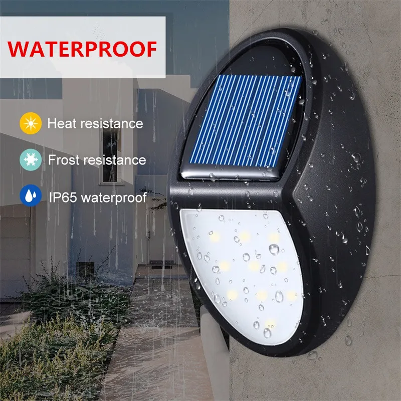 Светодиодный светильник на солнечной батарее 10 светодиодный водонепроницаемый