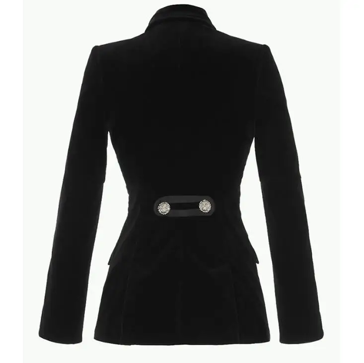 Женский облегающий блейзер с длинным рукавом повседневный винтажный Готический