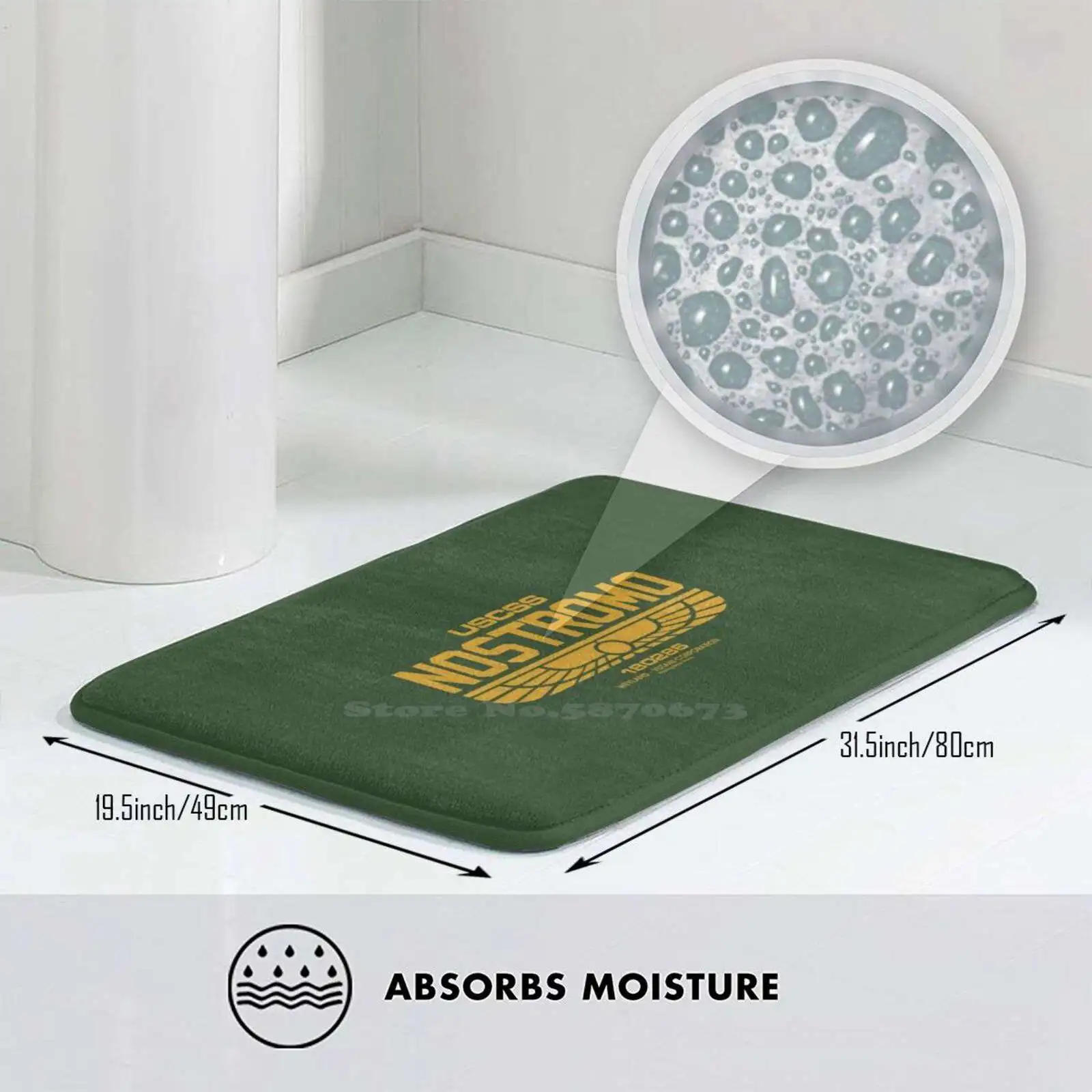 Мягкий домашний Противоскользящий коврик Alien ковер для семьи ноздрей