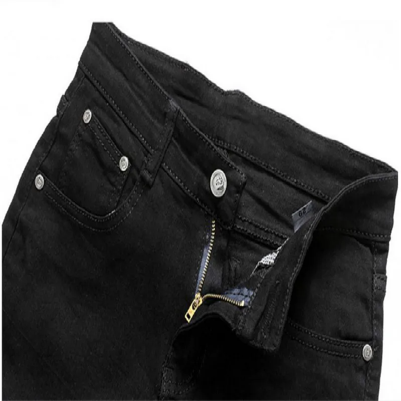Новинка 2018 Осенние ковбойские повседневные мужские джинсы оригинальные