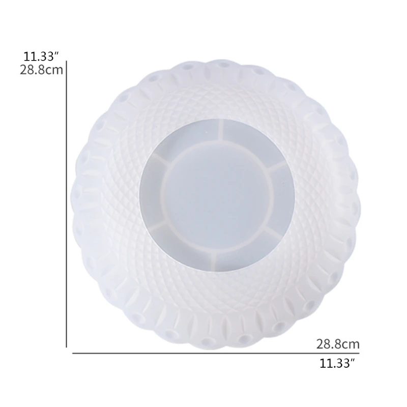 

Fruit Storage Tray Epoxy Resin Mold Dish Bowl Plate Silicone Mould DIY Craft Jewelry Holder Box Decorations Casting Mold D5QB