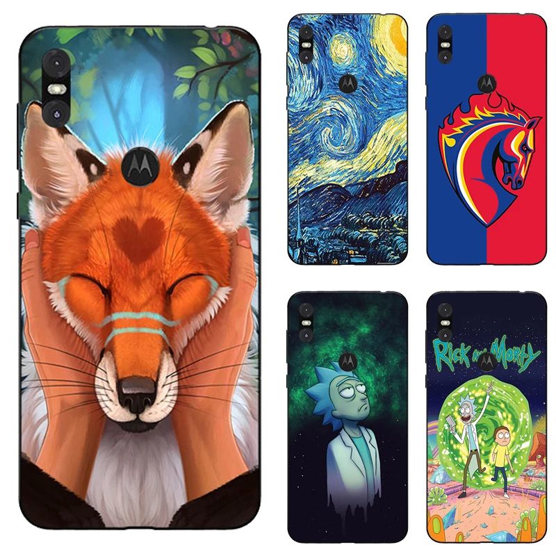 For Motorola One Power P30 Note Case Solf TPU Cellphone Fashion Cute Moto Play Zoom Pro Cover for MOTOP30 | Мобильные телефоны и