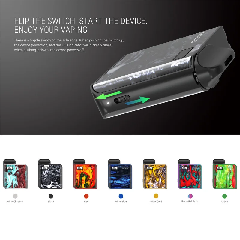 Электронных сигарет SMOK mico картридж pod kit электронная сигарета с 700 мАч встроенный