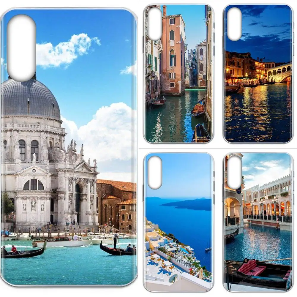 Пейзаж Венеция город воды Топ для Sony Xperia Z Z1 Z2 Z3 Z4 Z5 compact Mini M2 M4 M5 T3 E3 E5 XA XA1 XZ