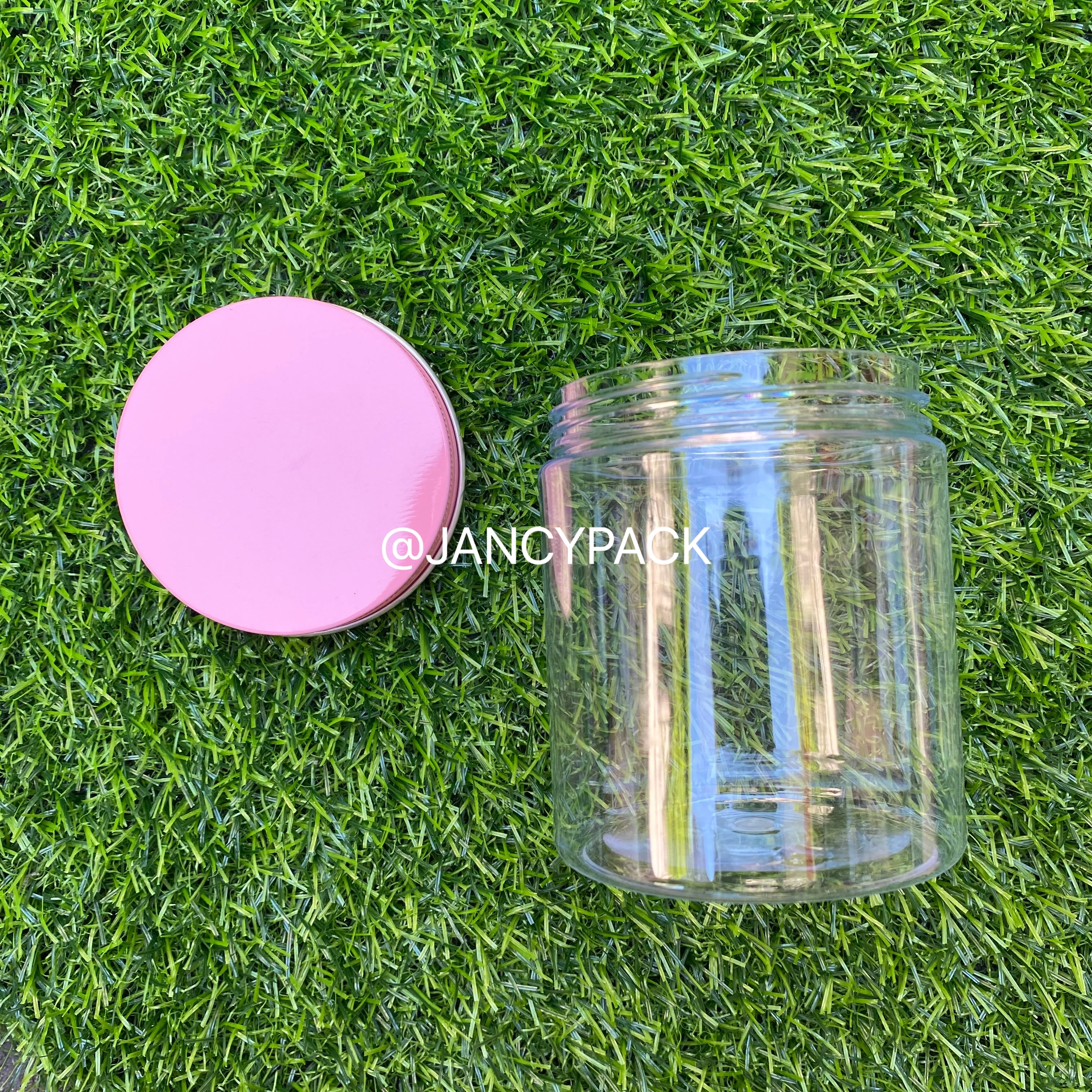 10PCS/30PCS 50g-250g Clear Plastic Jar And Lids Empty Containers Aluminum Cap Cosmetic Tin Pot Lip Balm Oil Wax Container | Красота и