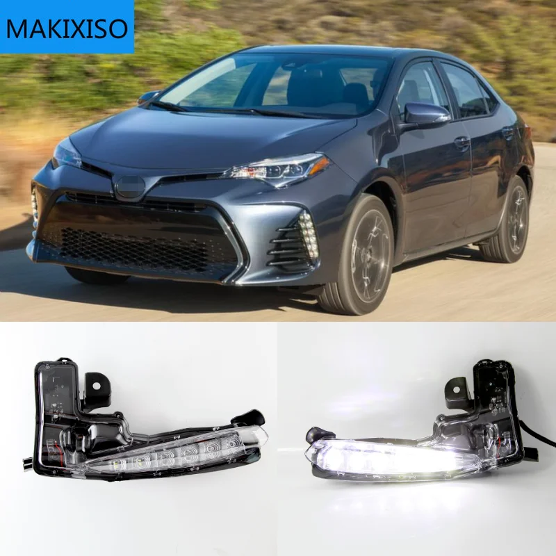 2 шт. Led DRL переднего бампера Туман светильник s туман осветительный